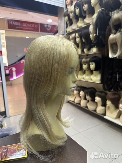 Парик натуральный без челки