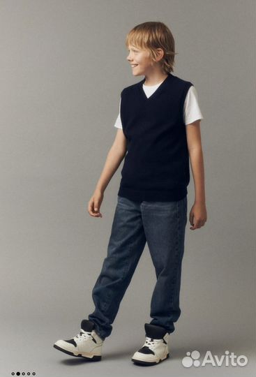 Жилет для мальчика из шерсти Lime