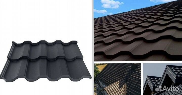 Двухскатная металлочерепица