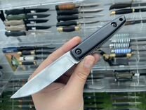 Компактный Нож красавец Чирок 95 х12мф граб кожа