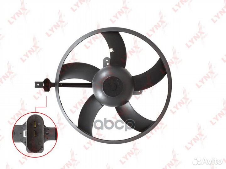 Вентилятор радиатора skoda Fabia I-II 1.0-1.6 9