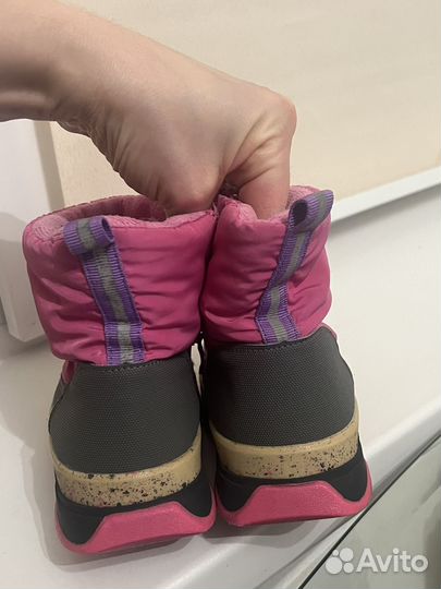 Зимняя обувь на девочку 25