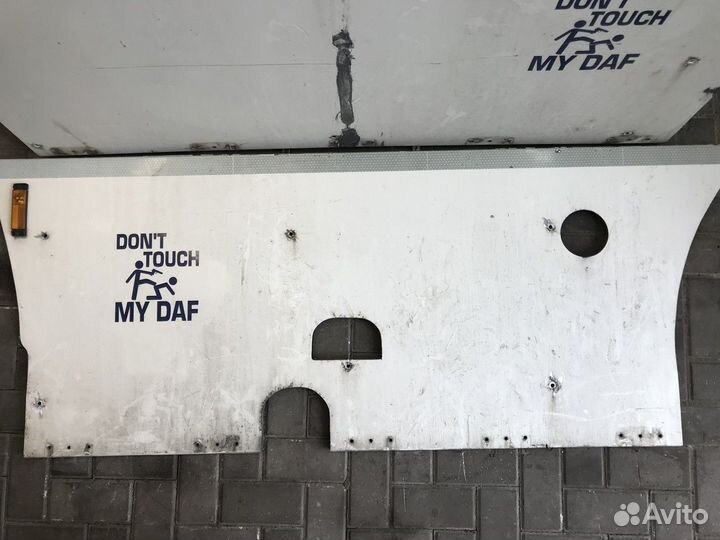 Комплект межосевых спойлеров самодельный Daf XF105