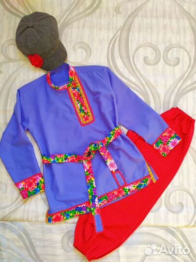 Русские народные костюмы сарафан косоворотка