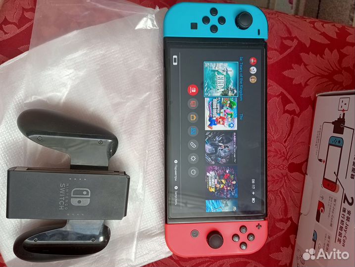 Nintendo switch oled прошитая 256gb