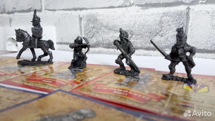 Металлич солдатики Герои сражений Столетняя война