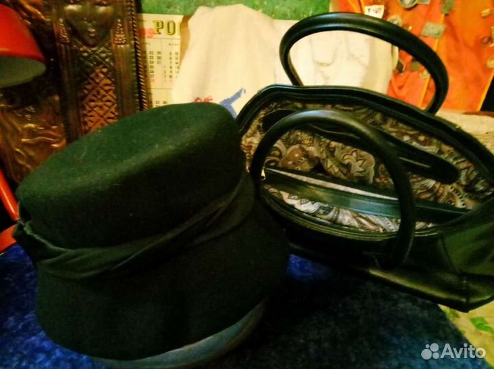 Ретро Шляпы фетр сумка за всё