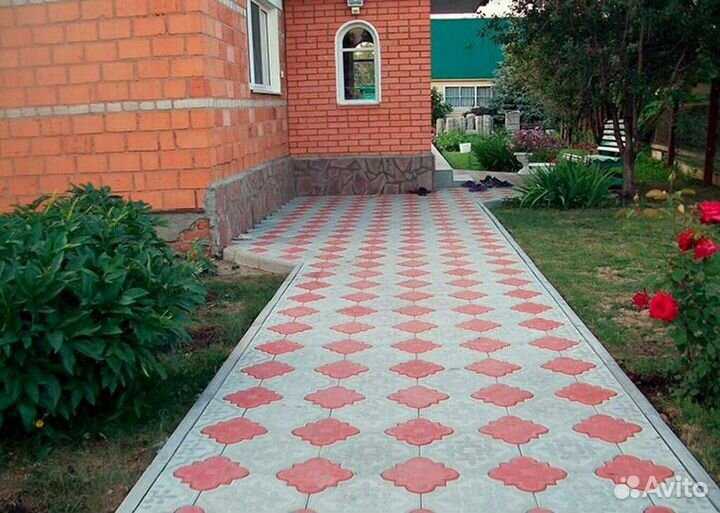 Укладка тротуарной плитки брусчатки