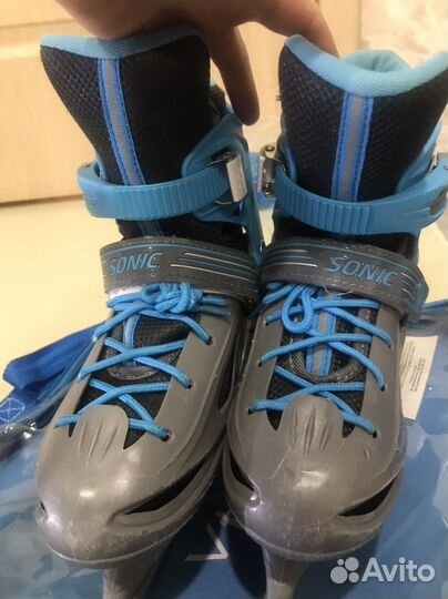 Коньки детские раздвижные 35 38