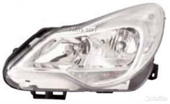 Фара opel corsa D 11- лев