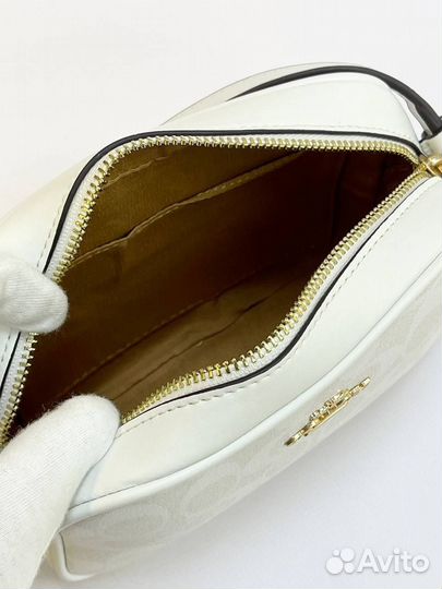 Сумка coach белая