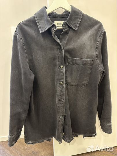 Джинсовая рубашка lime