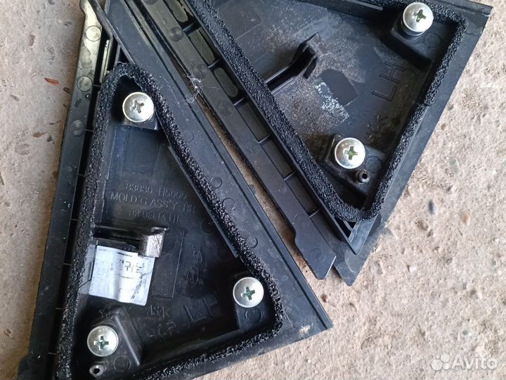 Угловая накладка стекла двери задней l solaris 2