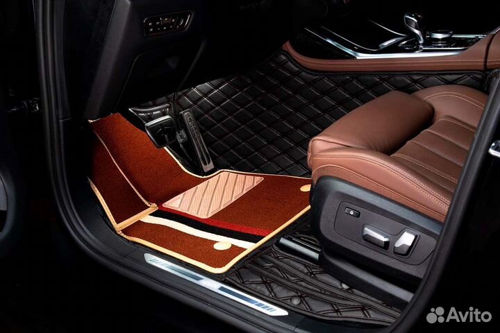 3D Коврики Range Rover Салон Багажник из Экокожи