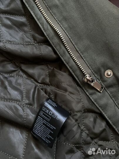 Женская парка хаки