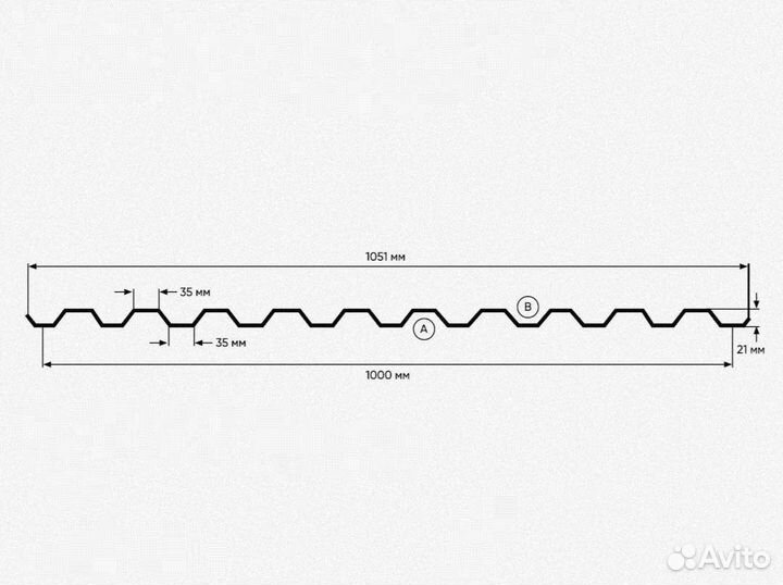 Профлист C21