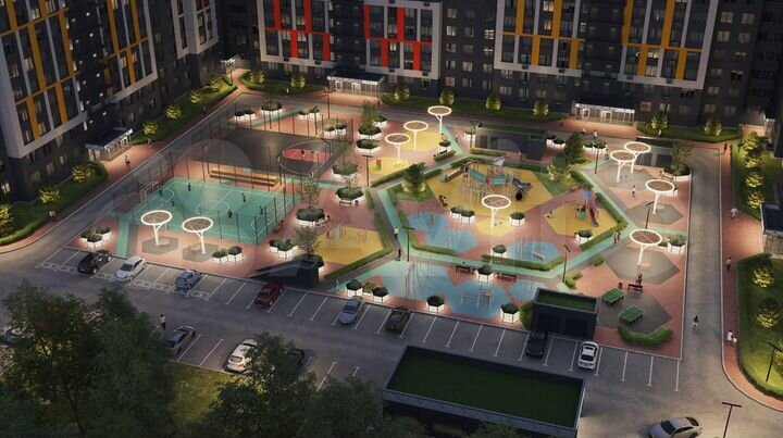 3-к. квартира, 86,4 м², 14/16 эт.