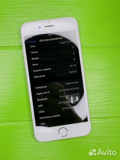 iPhone 6s 32gb silver”
