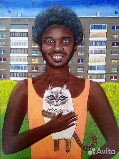 Картина Акрил на картоне