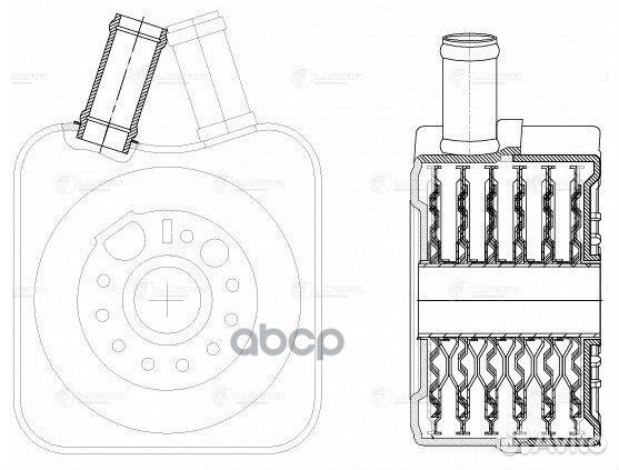 Радиатор масляный LOc 1802 luzar