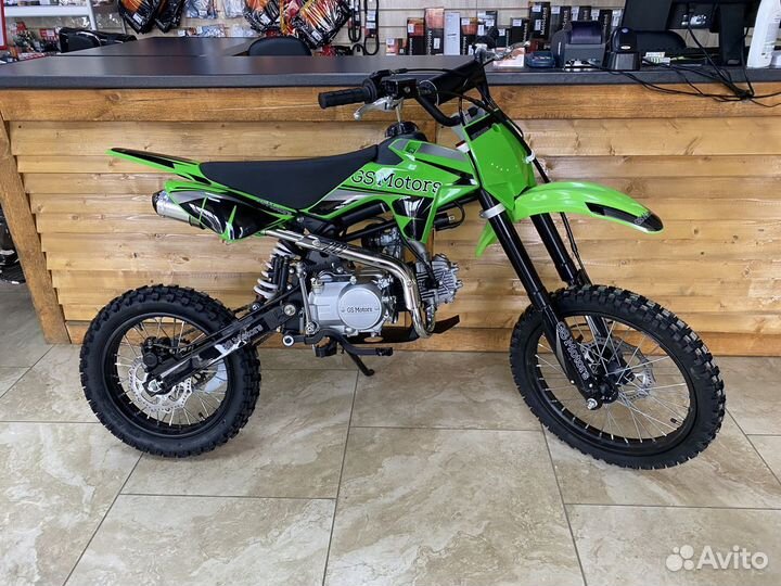 Питбайк GS Motors S12 17/14 зеленый