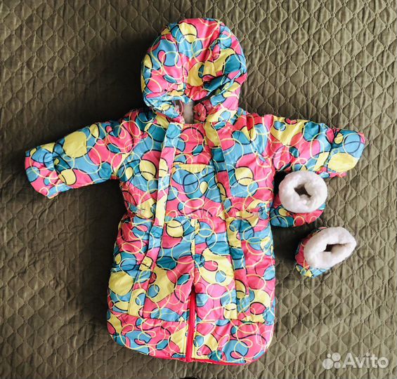 Комбинезон трансформер зимний 68-92