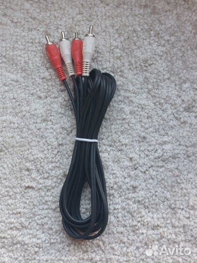 Кабели тюльпан-тюльпан разные