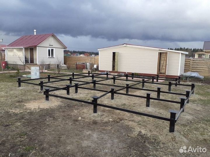 Фундамент на винтовых сваях Винтовые сваи под ключ