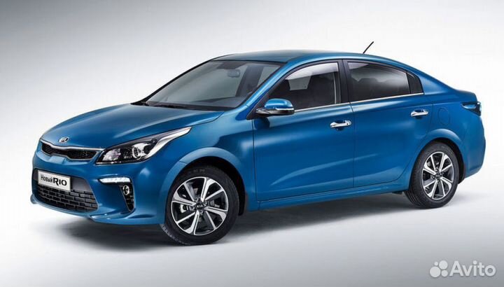 Крыло переднее правое синее Kia Rio 4 2017-2023