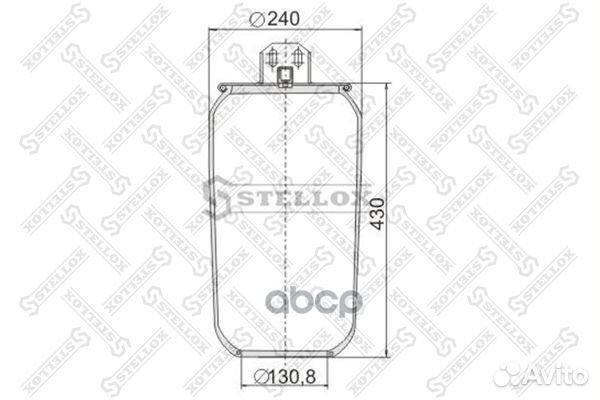 90-78030-SX пневмоп. без ст.1шп-шт.M16/M24 сме