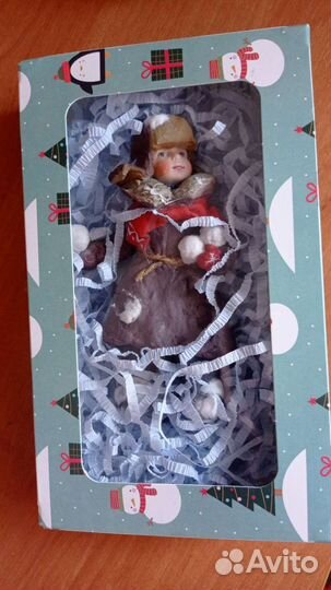 Ёлочная игрушка, ручная работа