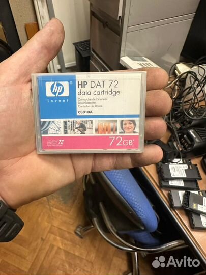 HP картридж DAT data cartridge 72 (170M) (C8010A)