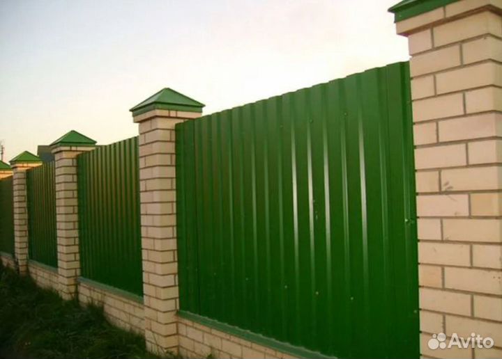 Заборы из профлиста