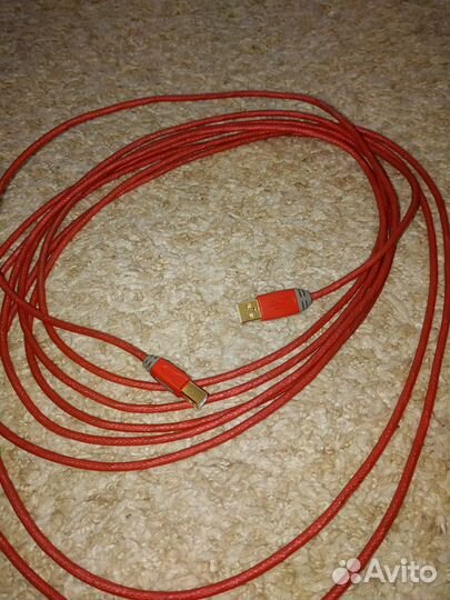 Кабель USB A-B Daxx 6m