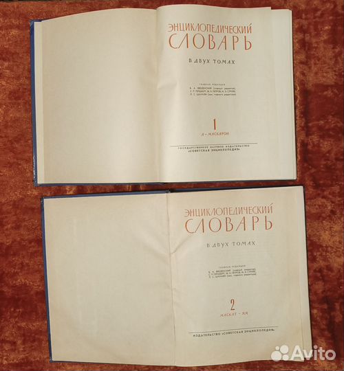 Энциклопедический Словарь в 2-ух томах СССР