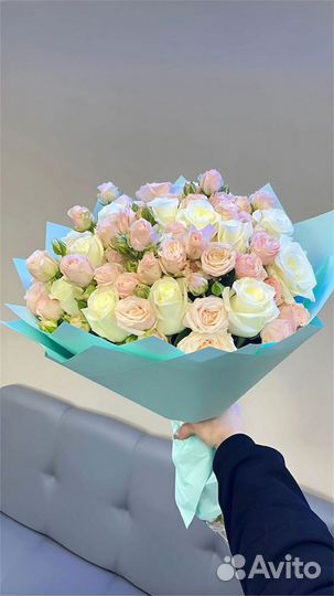 Розы кустовые премиум