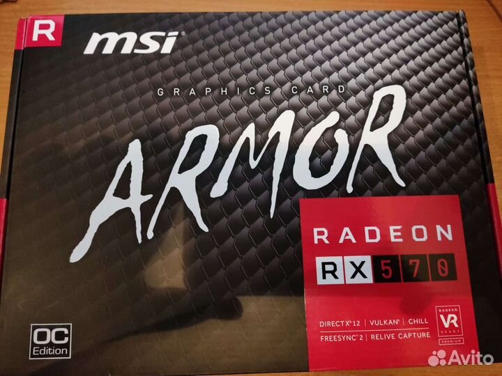 Видеокарта rx 570 8gb