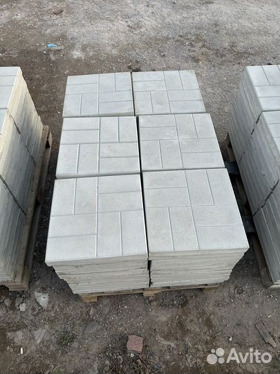 Тротуарная плитка 8 кирпичей 400х400х50