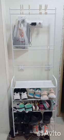 Вешалка напольная - рейл 170 см х 26 см х 60 см