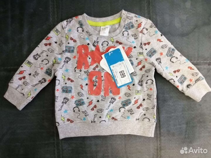 Джемпер кофта толстовка детская 74