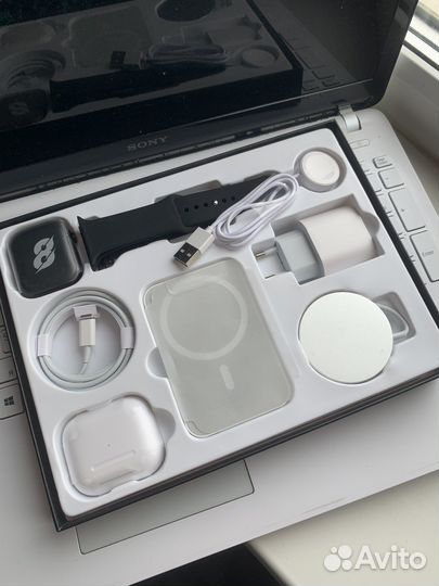 Набор Apple 6 в 1 Watch Battery Pack Magsafe блок