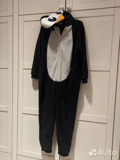 Пижама кигуруми пингвин 146-152