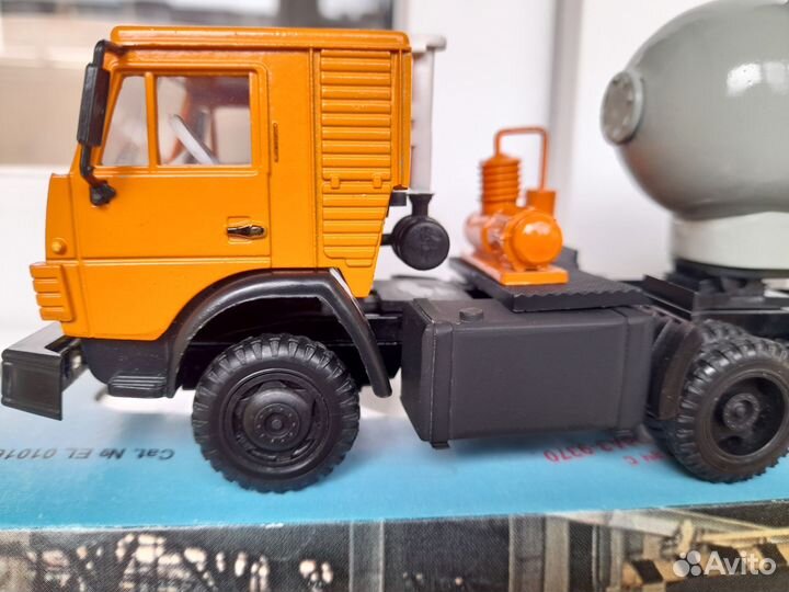 Камаз evro 54115 цементовоз Казлаб 1:43 элекон