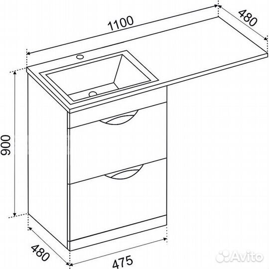 Тумба под раковину