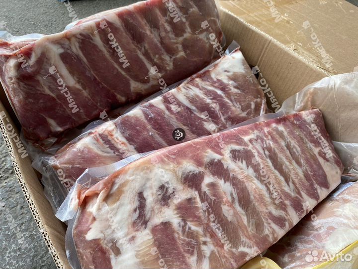 Свиные ребрышки фермерские / заморозка