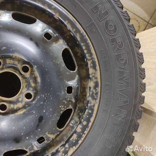 Колеса R14 175/70 Nordman+ зимние шипованые