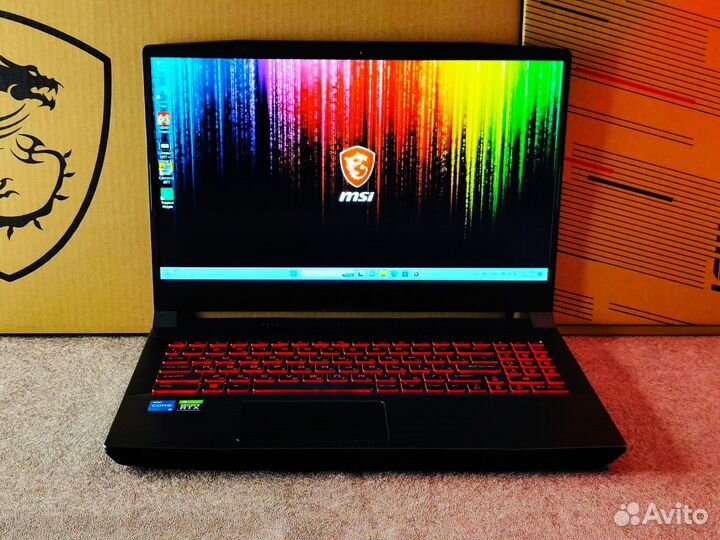 Мощный игровой ноутбук MSI Katana GF66