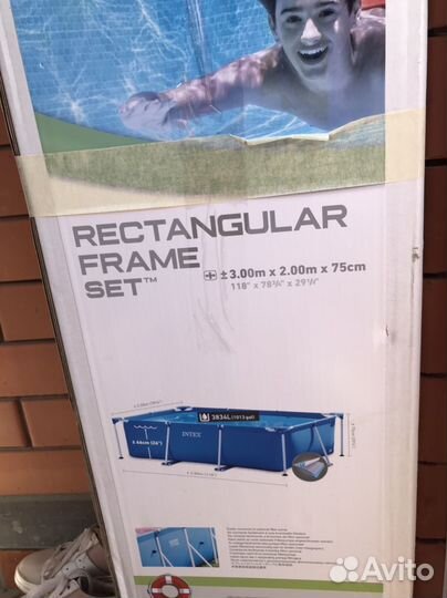 Каркасный бассейн intex