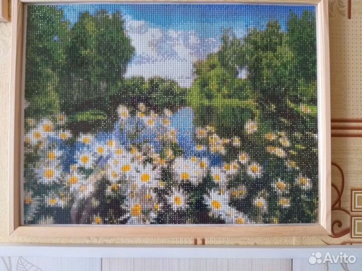 Готовая алмаз. мозаикаДельфины, Березовая роща