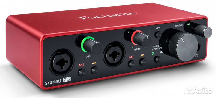 Аудиоинтерфейс Focusrite Scarlett 2i2 3rd Gen